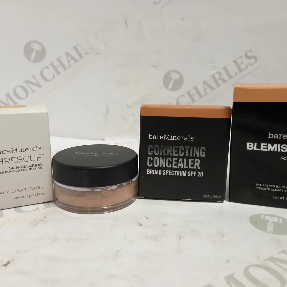 LOT OF APPROXIMATELY 20 BAREMINERALS FACE MAKE UP ITEMS