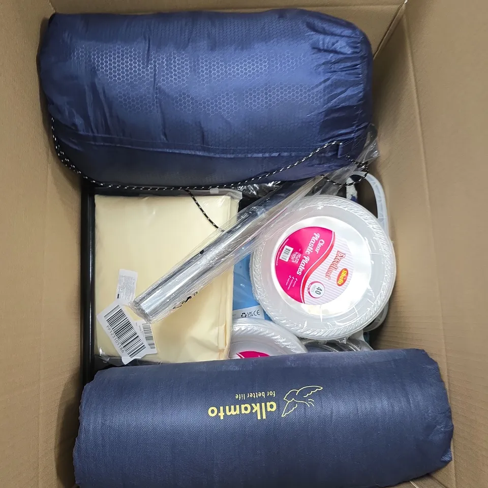 BOX OF APPROXIMATELY 15 ASSORTED HOUSEHOLD ITEMS