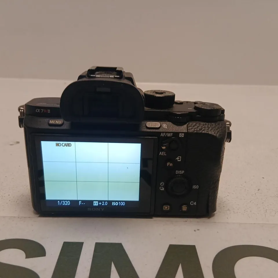 SONY ALPHA A7R II DIGITAL CAMERA BODY (ILCE-7RM2) – NO LENS