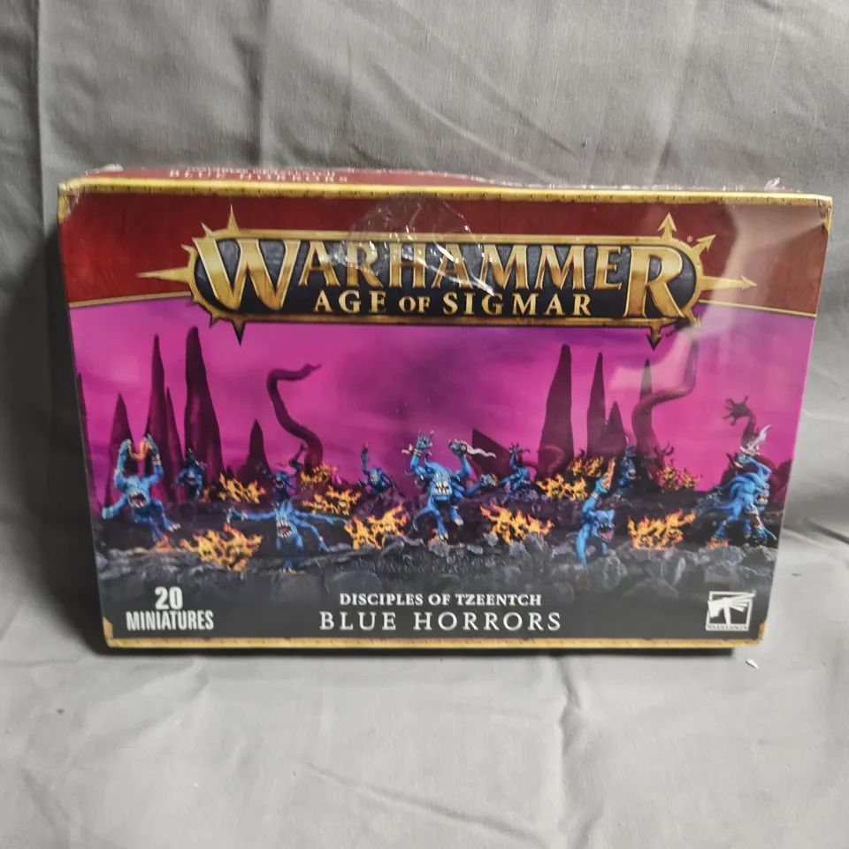 BOXED ANDSEALED WARHAMMER AGE OF SIGMAR - DISCIPLES OF TZEENTCH - BLUE HORRORS 