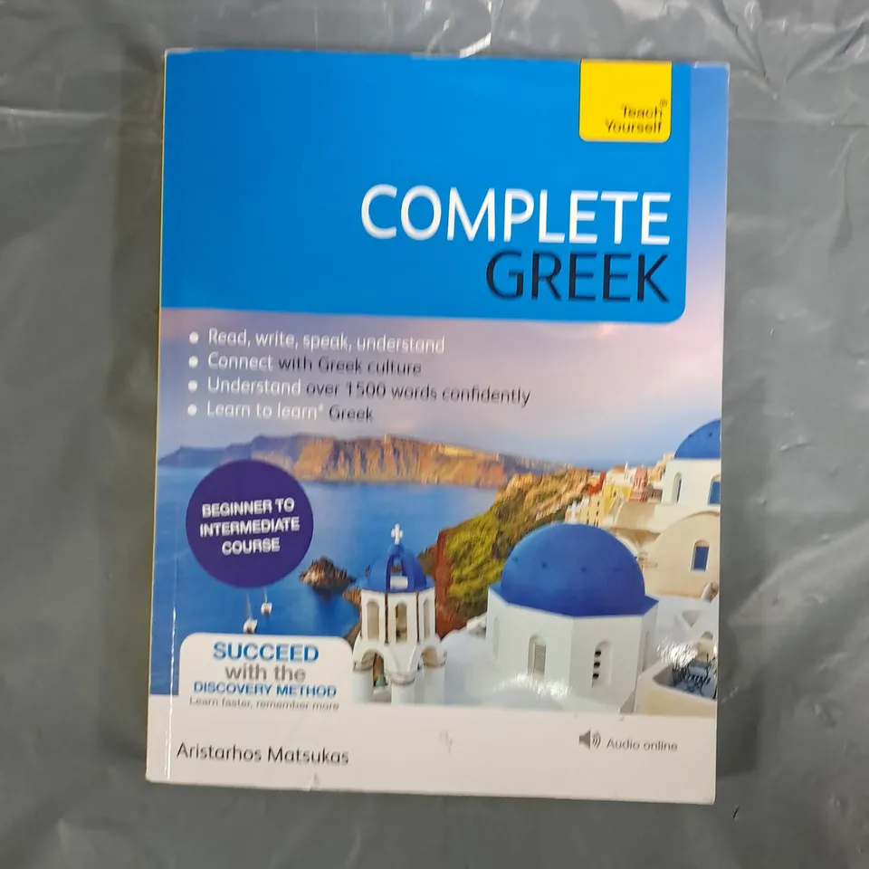 TEACH YOURSELF COMPLETE GREEK BOOK