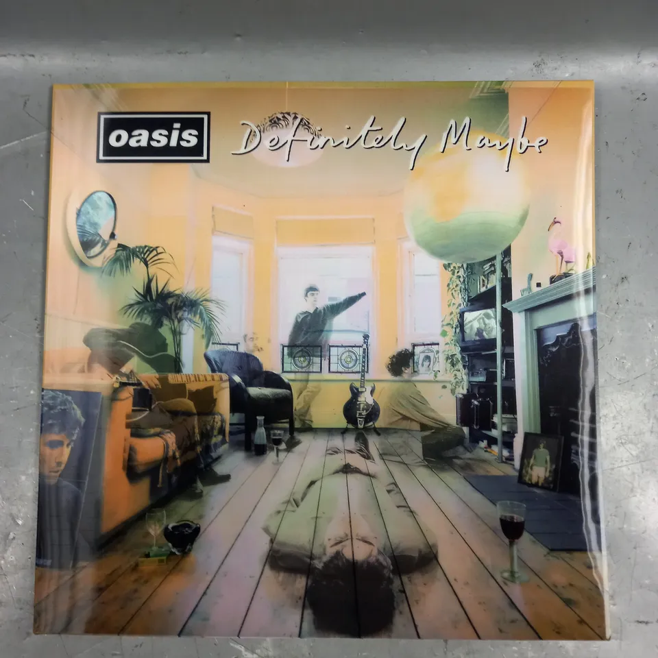 OASIS DEFINITELY MAYBE 30TH ANNIVERSARY LENTICULAR SLEEVE LIMITED EDITION VINYL - 9226/15000