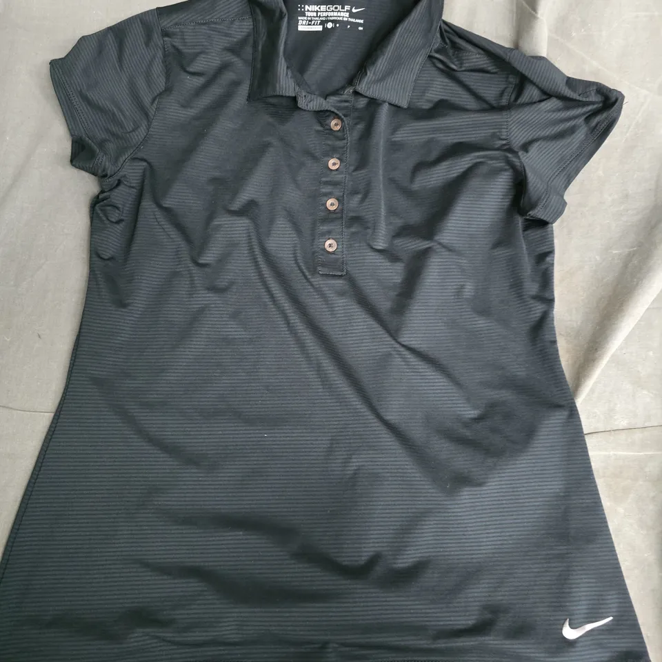 NIKE GOLF TOUR PERFORMANCE SHIRT IN BLACK - SMALL