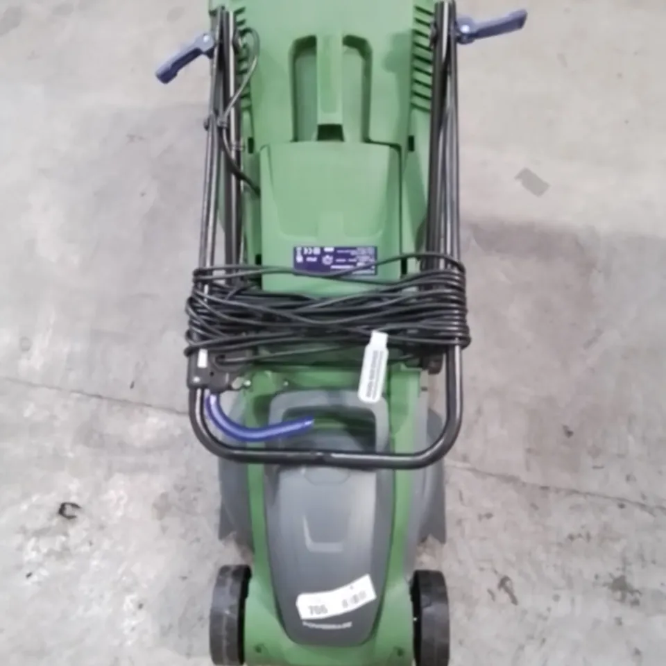 POWERBASE 1400W ELECTRIC ROTARY LAWN MOWER - 34CM