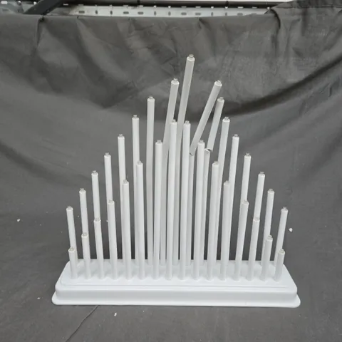 BOXED UNBRANDED WHITE CANDLE BRIDGE 33 LIGHTS