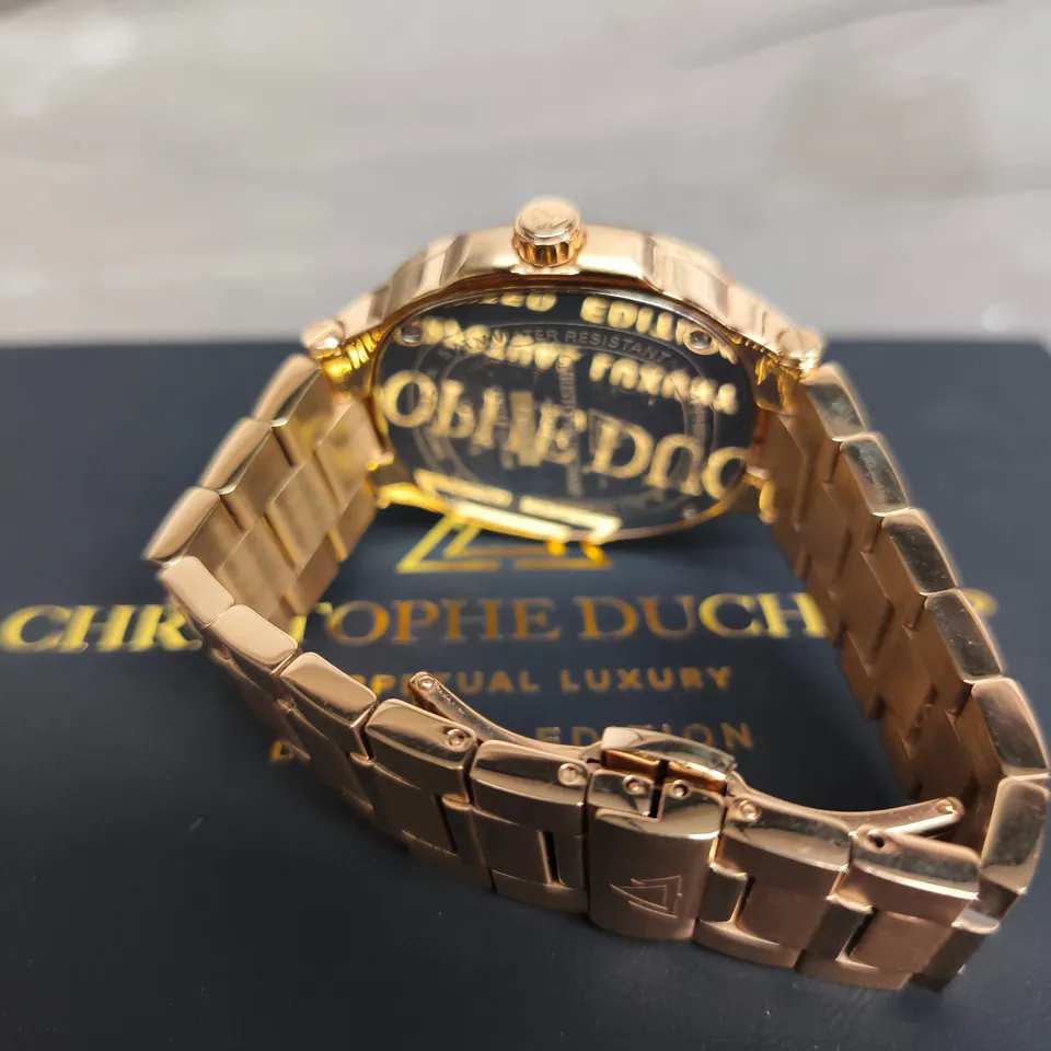 CHRISTOPHE DUCHAMP PERPETUAL LUXURY LIMITED EDITION WATCH - 133/250