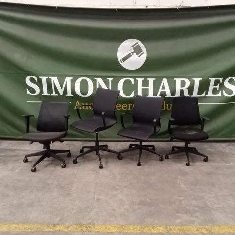 8 x ASSORTED SWIVEL OFFICE CHAIRS