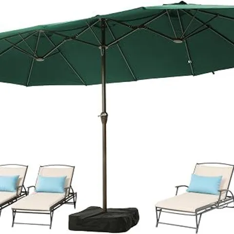 BOXED COSTWAY DOUBLE SIDED OUTDOOR UMBRELLA TWIN SIZE