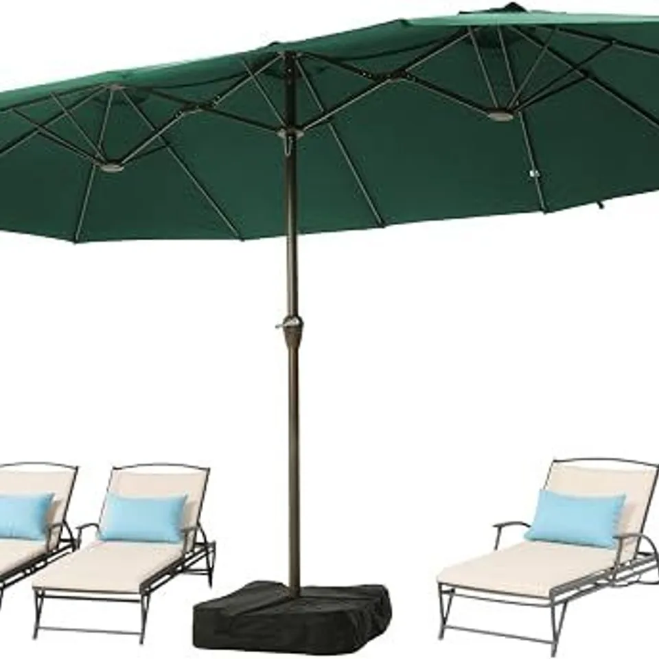 BOXED COSTWAY DOUBLE SIDED OUTDOOR UMBRELLA TWIN SIZE