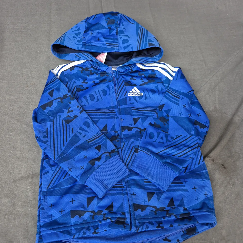 KIDS ADIDAS FULL ZIP JACKET SIZE 18/24 MONTHS