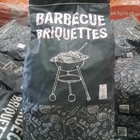 PALLET CONTAINING APPROXIMATELY 100 BRAND NEW BARBECUE CHARCOAL BRIQUETTE BAGS