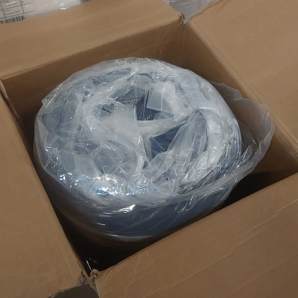 PALLET OF ASSORTED ITEMS INCLUDING: ROLLED MATTRESS, GOVEELIFE SMART TOWER FAN, FAN LIGHT, RETRACTABLE SAFETY GATE, FOLDING PLAYMAT ECT