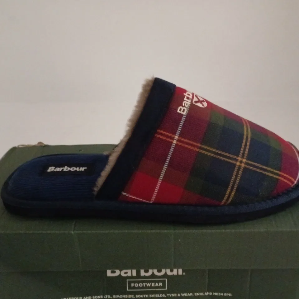 BARBOUR EVERITT MULE SLIPPER UK 9 BOXED
