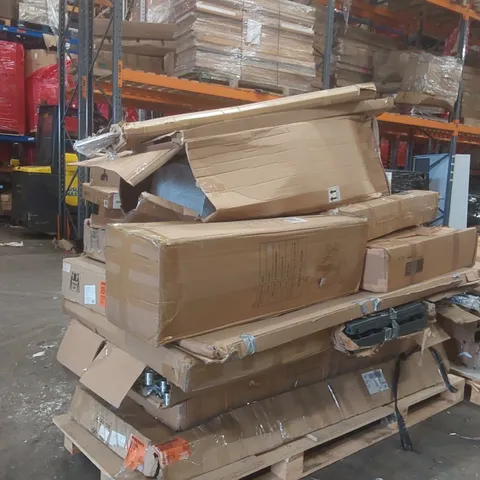 PALLET CONTAINING A LARGE QUANTITY OF ASSORTED FURNITURE PARTS ECT