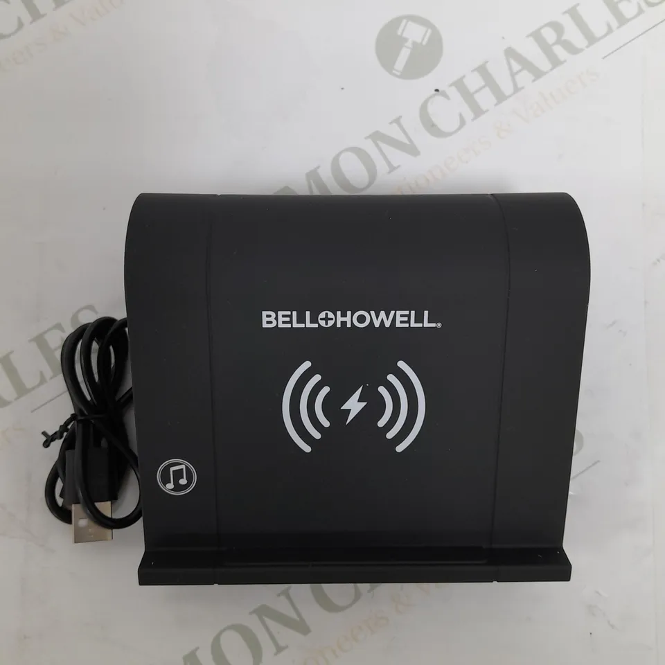 BOXED BELL & HOWELL 2IN1 WIRELESS CHARGING TOUCH SPEAKER