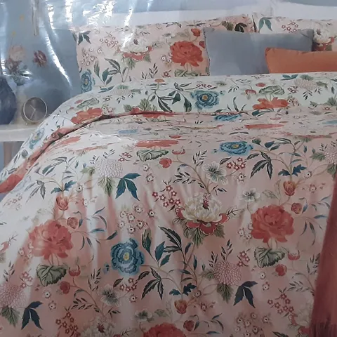 LOMA DUVET COVER SET , KINGSIZE , PINK 