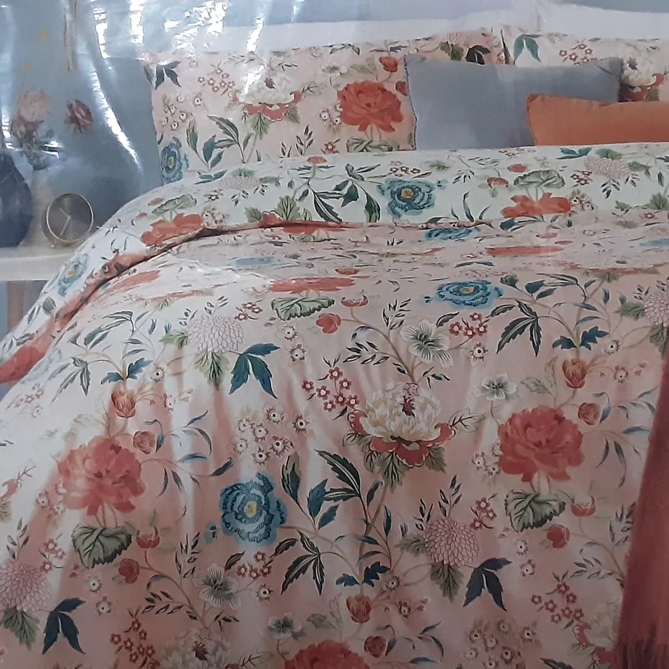 LOMA DUVET COVER SET , KINGSIZE , PINK 