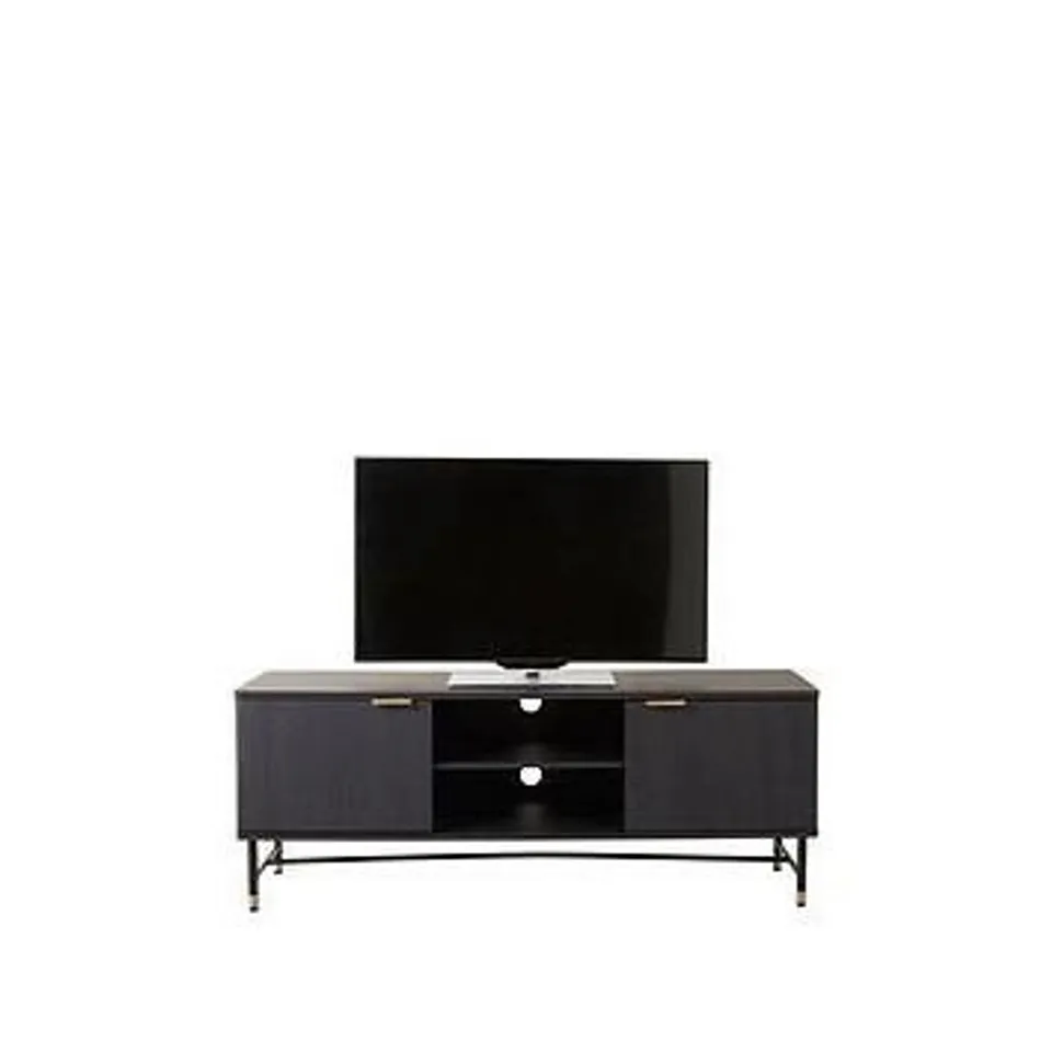 BOXED GRADE 1 COOPER WALNUT-EFFECT TV UNIT (1 BOX)