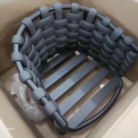 BOXED SELENE METAL FRAMED CHAIR, NO CUSHIONS