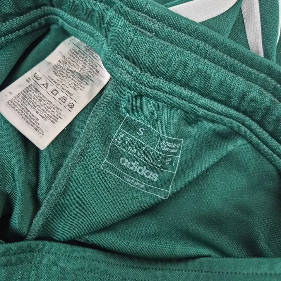 ADIDAS TRACKSUIT BOTTOMS IN GREEN - SMALL