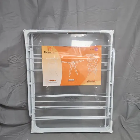 HOMEHUT FOLDING CLOTHES AIRER – WHITE - COLLECTION ONLY 
