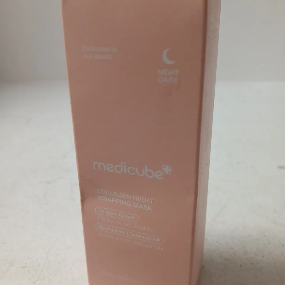 SEALED MEDICUBE COLLAGEN NIGHT WRAPPING MASK 75ML