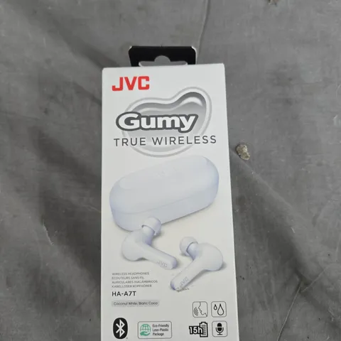 JVC GUMY TRUE WIRELESS EARBUDS HA-A7T – COCONUT WHITE