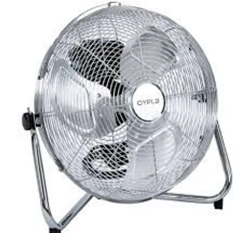 OYPLA ELECTRICAL 14" INCH CHROME 3 SPEED FLOOR STANDING GYM FAN HYDROPONIC