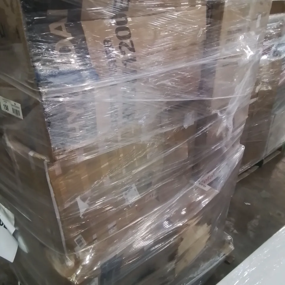 PALLET OF APPROXIMATELY 23 UNPROCESSED RAW RETURN HOUSEHOLD AND ELECTRICAL GOODS TO INCLUDE;