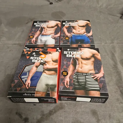 APPROXIMATELY 20 STORM BLOC 2PACK MENS BRIEFS IN ASSORTED COLOURS - SMALL