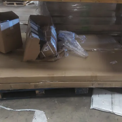 PALLET OF ASSORTED INCOMPLETE DESIGNER WARDROBE PARTS AND INCOMPLETE PRAM SETS AND PIECES