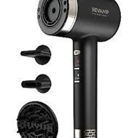 BOXED REVAMP TRI-CARE INFRARED IONIC HAIR DRYER