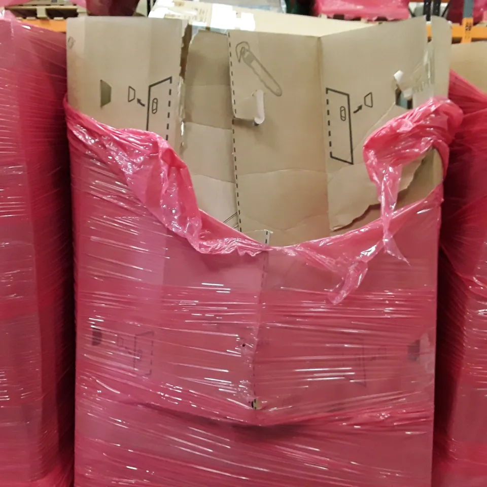 PALLET OF ASSORTED HOUSEHOLD ITEMS TO INCLUDE CHILDREN'S TOYS, BABY PLAY MATS, STRIP LIGHT FIXTURES AND ARM REST PILLOWS ECT