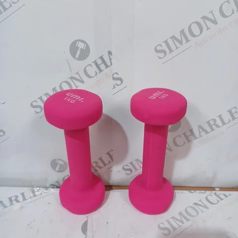 BOXED SET OF 2 1KG WEIGHTS