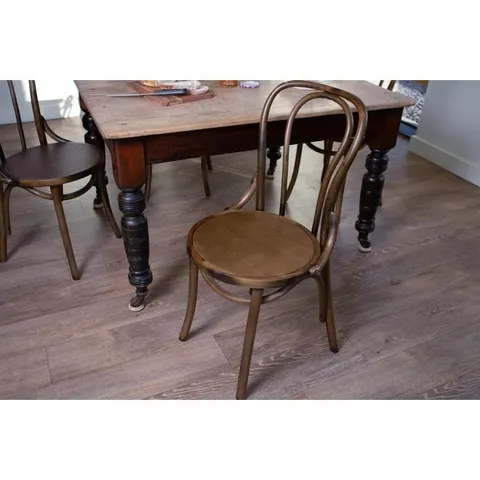 BOXED PAIR LOTSEE BENTWOOD DINING CHAIRS (SET OF 2)