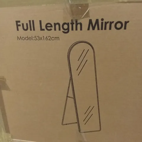 BOXED FULL LENGTH MIRROR - BLACK (1 BOX)