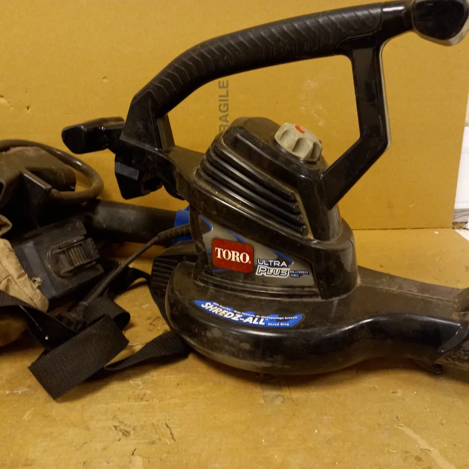 TORO ULTRA PLUS ELECTRIC BLOWER / LEAF VACUUM / LEAF SHREDDER