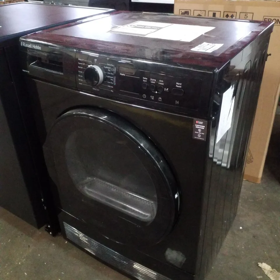 RUSSELL HOBBS RH8CTD111B 11 SERIES, 8KG CONDENSER DRYER IN BLACK