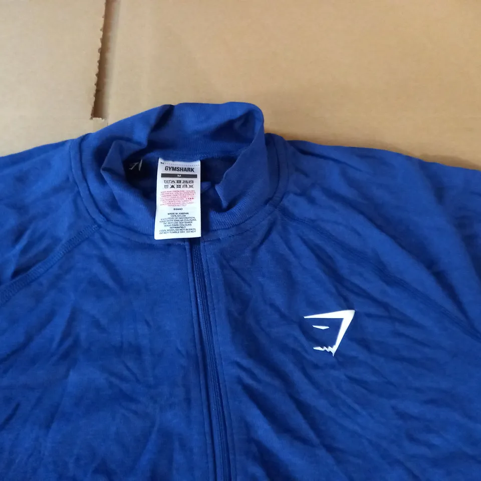 GYMSHARK HALF ZIP LONG SLEEVED TOP - M