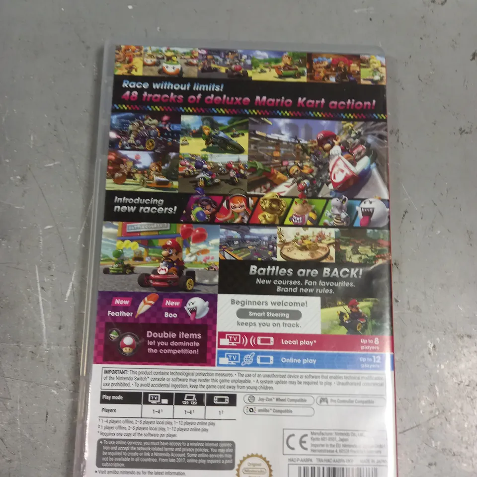 MARIO KART 8 DELUXE FOR NINTENDO SWITCH 