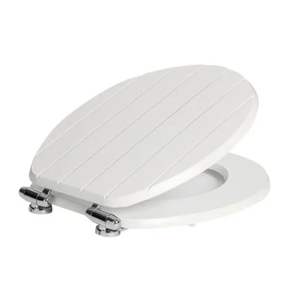 HARBOUR HOUSEWARES WOODEN SOFT TOILET SEAT