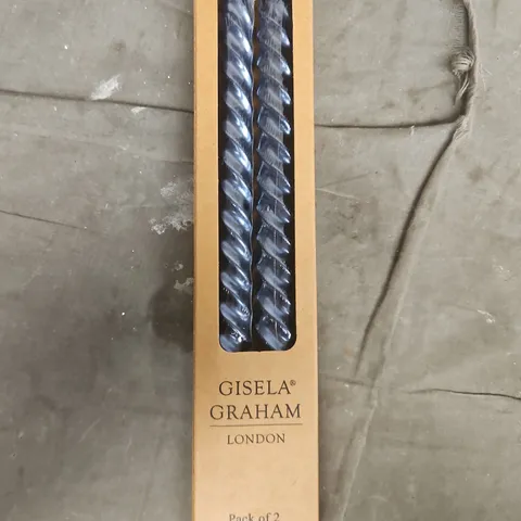 12 X BOXES OF GISELA GRAHAM DINNER CANDLES - 2 CANDLES PER BOX 