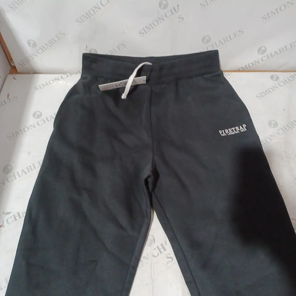 FIRETRAP BLACK JOGGERS  - 14