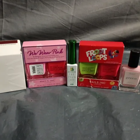 APPROXIMATELY 20 BOTTLES OF NAIL VARNISH TO INCLUDE NAILS INC, ZARA AND MANICURIST