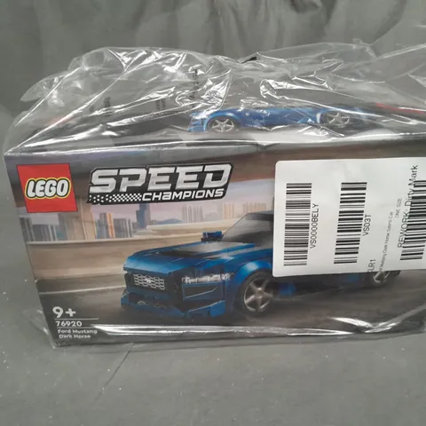 LEGO SPEED CHAMPIONS FORD MUSTANG DARK HORSE SPORTS CAR 