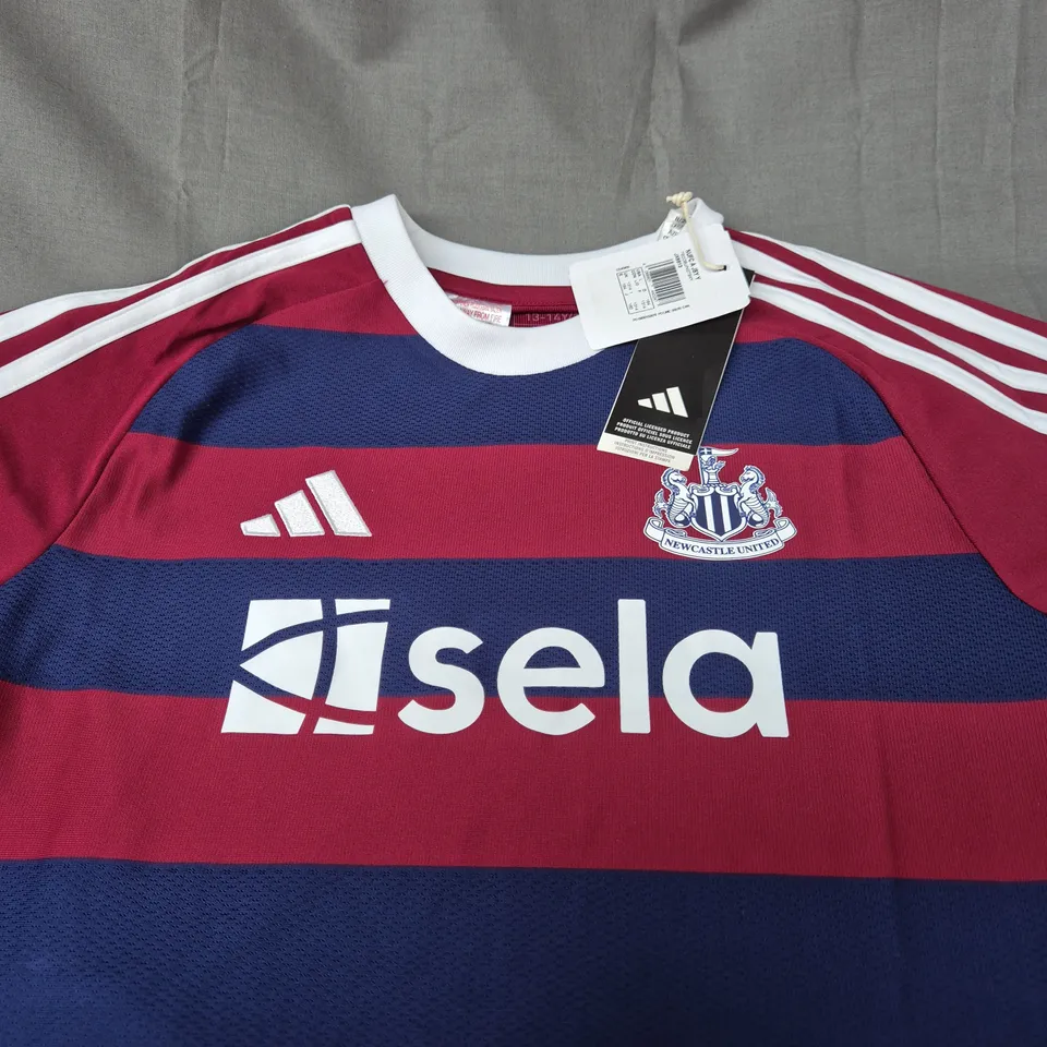 KIDS NEWCASTLE UNITED AWAY SHIRT -SIZE 13/14 YEARS - KIDS