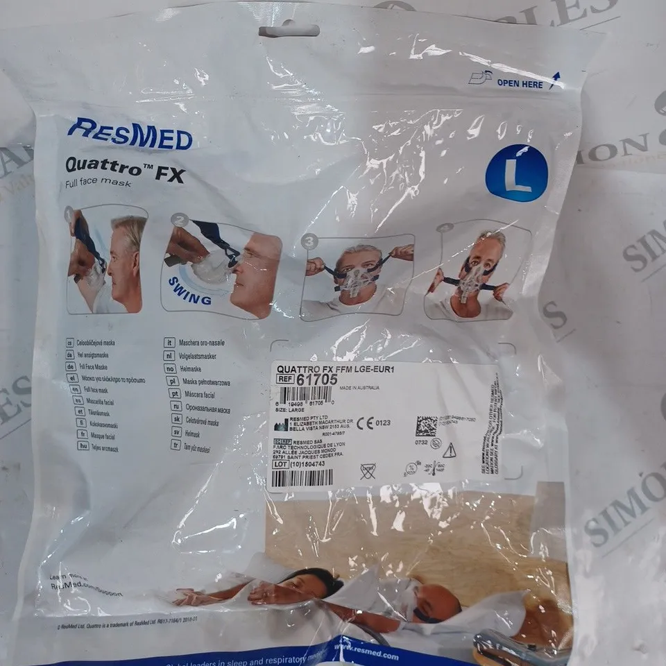 RESMED QUATTRO FX FULL FACE MASK