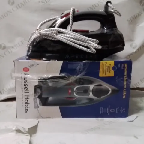 BOXED RUSSELL HOBBS POWERSTEAM ULTRA KETTLE BLACK 