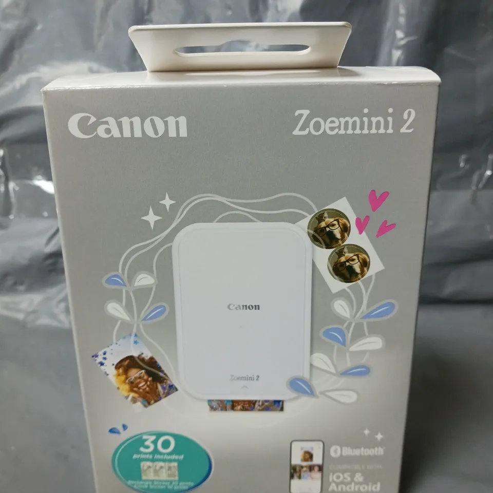 BOXED AND SEALED CANON MINI PHOTO PRINTER ZOEMINI 2