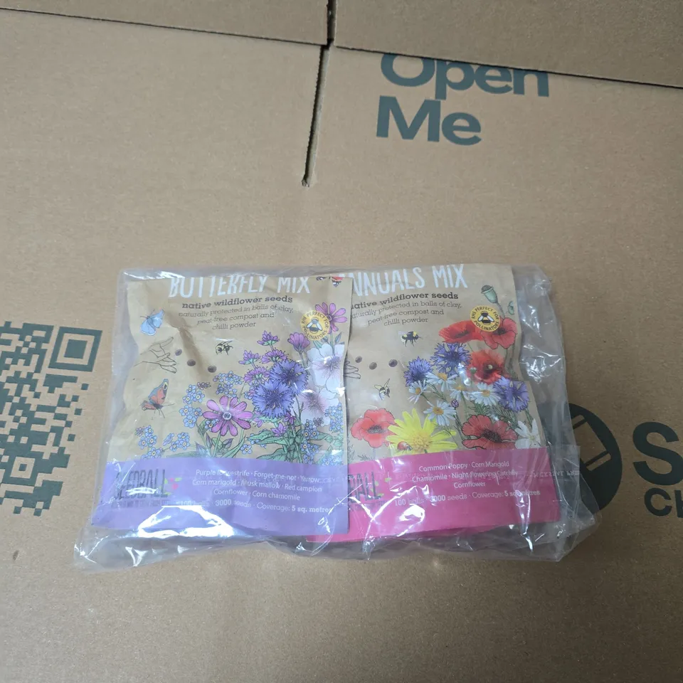 BOX OF APPROXIMATELY 15 ASSORTED ITEMS INCLUDING NOKIA 105 MOBILE PHONE , WILD FLOWER SEEDS AND DRAGON ORNAMENT 